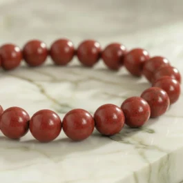Bracelet Anti-Fatigue Lithothérapie Jaspe Rouge 8mm