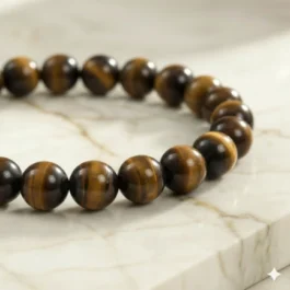 Bracelet Pierre Porte Bonheur et Chance en Œil de Tigre AA