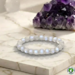 Bracelet Pierre de Lune Naturelle 8mm Qualité AAA