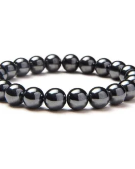 Bracelet Energie Positive en Hématite de Qualité AAA