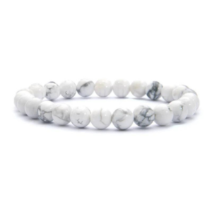 bracelet en howlite pour favoriser le sommeil