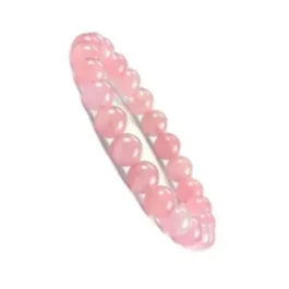 Bracelet contre la Dépression en Quartz Rose Qualité AAA