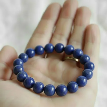 Bracelet contre l'Hypertension en Lapis Lazuli de Qualité AAA 3 Bracelet contre l'Hypertension en Lapis Lazuli de Qualité AAA – Image 3