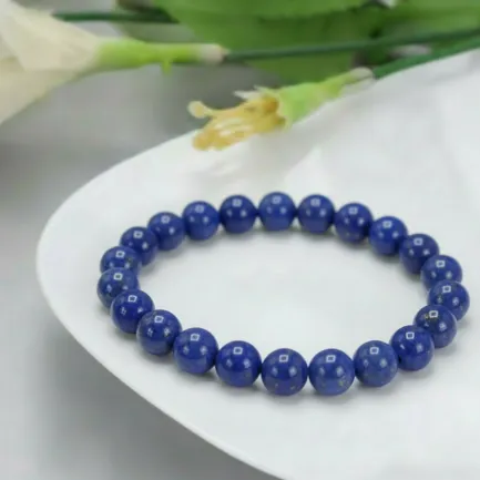 Bracelet contre l'Hypertension en Lapis Lazuli de Qualité AAA 6 Bracelet contre l'Hypertension en Lapis Lazuli de Qualité AAA – Image 6