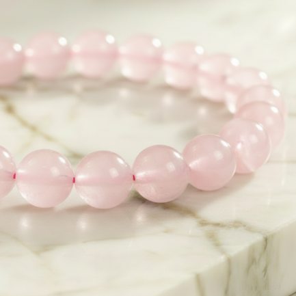 Bracelet contre la Dépression en Quartz Rose Qualité AAA 2 Bracelet contre la Dépression en Quartz Rose Qualité AAA – Image 2