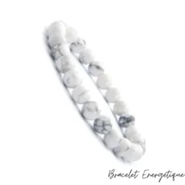 Bracelet Pour le Sommeil en Howlite – Meilleure Nuit