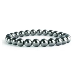 Bracelet Hématite Bienfait du Corps Qualité AAA Perles de 8mm