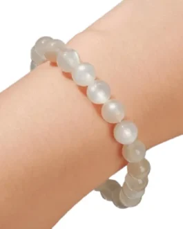 Bracelet Ménopause en Pierre de Lune Véritable Qualité AAA