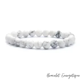 Bracelet Pour le Sommeil en Howlite – Meilleure Nuit