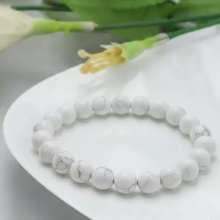Bracelet Pour le Sommeil en Howlite - Meilleure Nuit 6 bracelet pour le sommeil presentation zen