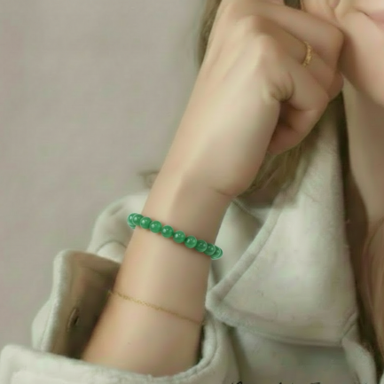 Bracelet Richesse et Abondance en Aventurine Verte 4 bracelet richesse et abondance poignet femme