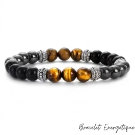 Bracelet Triple Protection Pierres Naturelles 8mm Grade AA