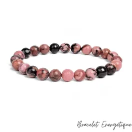 Bracelet contre la colère en rhodonite