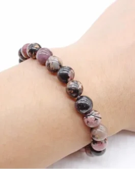 Bracelet contre la colère en rhodonite Qualité AAA