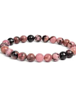 Bracelet contre la colère en rhodonite Qualité AAA