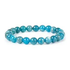 bracelet en apatite bleue volonté