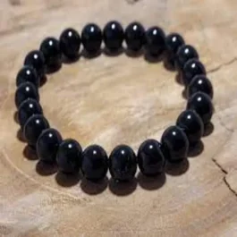 Bracelet Stabilité et Equilibre en Obsidienne Noire