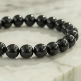 Bracelet Obsidienne Noire Pierre Naturelle 8mm Grade AA