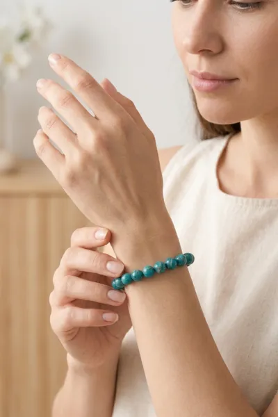 que va apporter ce bracelet apatite bleue