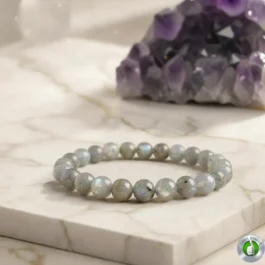 Bracelet Labradorite Pierre Naturelle 8mm Grade AA
