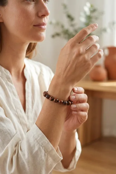 que va apporter ce bracelet obsidienne acajou