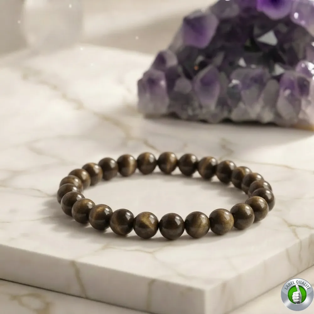 Bracelet Bronzite Pierre Naturelle 8mm Grade AA