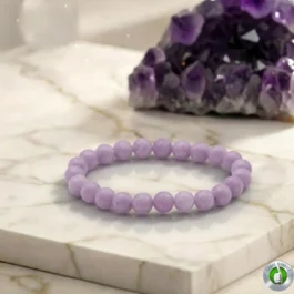 Bracelet Kunzite Pierre Naturelle 8mm Qualité AA