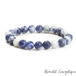 Bracelet Anti Eczéma – Pierre énergétique Sodalite Qualité AA