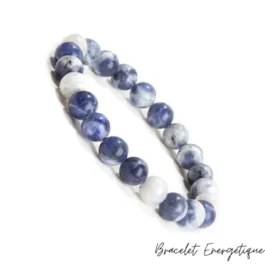 Bracelet Anti Eczéma – Pierre énergétique Sodalite Qualité AA