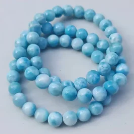 Bracelet Larimar en Pierre Énergétique de 8mm – Qualité AAA