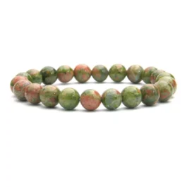 Bracelet Unakite Sagesse et Amour qualité AA