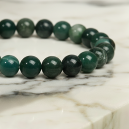 Bracelet Agate Mousse Pierre Naturelle 8mm Grade AAA