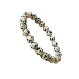 Bracelet Jaspe Dalmatien Pierre d’Elévation Spirituelle