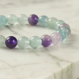 Bracelet Fluorite Pierre Naturelle 8mm Grade AA