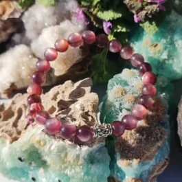 Bracelet Lépidolite en Pierre Énergétique de 7mm – Qualité AAA