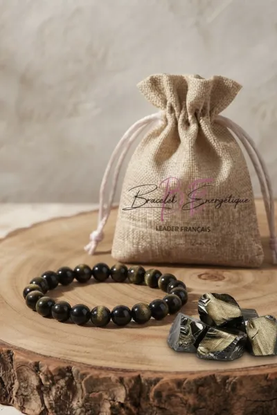 bracelet obsidienne doree de bracelet-energetique.fr versus autres sites