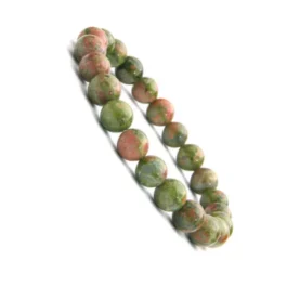 Bracelet Unakite Sagesse et Amour qualité AA