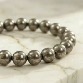 Bracelet Pyrite Pierre Naturelle 8mm Grade AAA