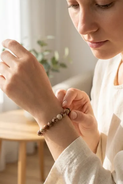 que va apporter ce bracelet jaspe paysage