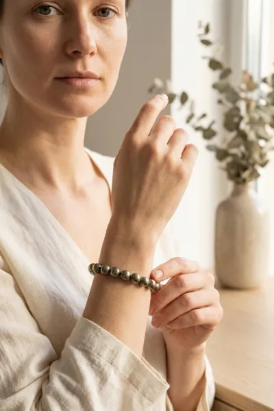 que va apporter ce bracelet pyrite