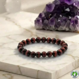Bracelet Œil de Taureau Pierre Naturelle 8mm Grade AAA