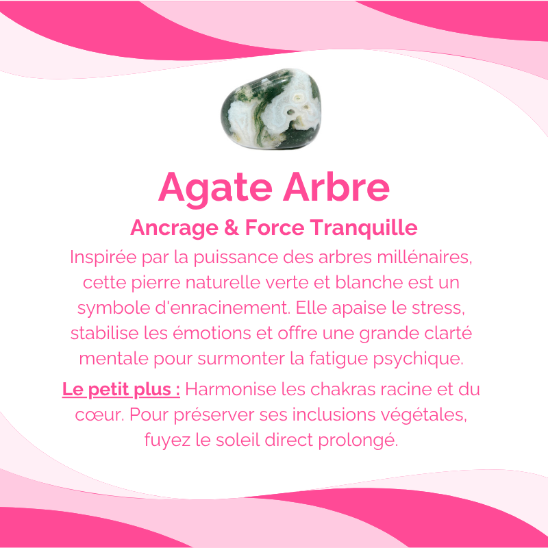 Bracelet Agate Arbre Pierre Naturelle 8mm Grade AA 7 Bracelet Agate Arbre Pierre Naturelle 8mm Grade AA – Image 7