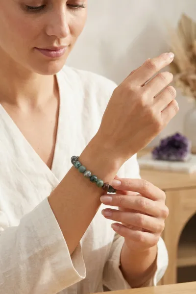 que va apporter ce bracelet agate indienne
