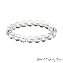 Bracelet Amplificateur en Cristal de Roche (Quartz) Naturelle