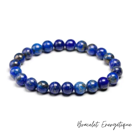 bracelet contre l'hypertension en lapis lazuli