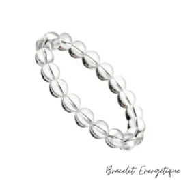 Bracelet Amplificateur en Cristal de Roche (Quartz) Naturelle