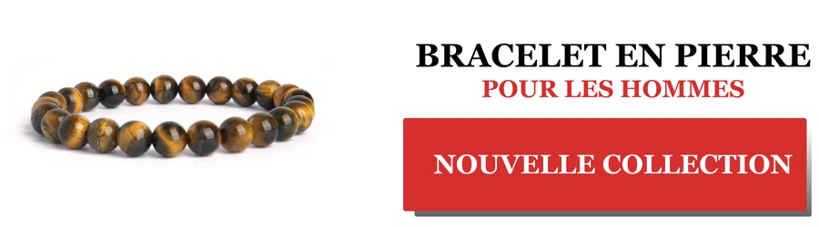 bracelet homme œil de tigre