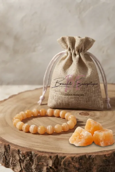 bracelet calcite orange de bracelet-energetique.fr versus autres sites