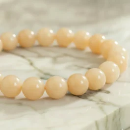 Bracelet Calcite Orange Pierre Naturelle 8mm Grade AA