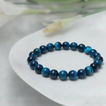 Bracelet Œil de Faucon Pierre Naturelle 8mm Grade AA 6 bracelet oeil de faucon presentation zen